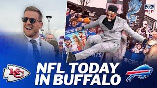 Bills, beverages AND TABLES: The NFL Today goes to Buffalo