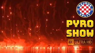 HAJDUK SPLIT 100 Years Celebration  - Torcida Pyro Show 4K