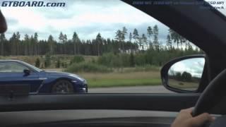 '14 Nissan GTR 550 HP vs BMW M5 F10 (both stock)