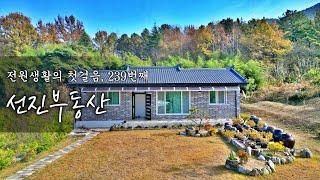 주변 간섭 없는 독립적인 전원주택 매매. 200평 신축급 시골집.선진부동산 합천 (239번)