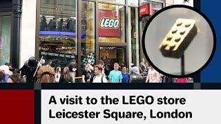 A visit to the LEGO Flagship Store at Leicester Square London including a look at the 'Space Brick'