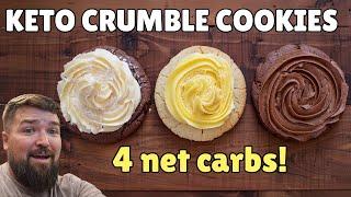 Perfect Cottage Cheese Keto Crumble Cookies: Indulge Without the Guilt 3 ways!