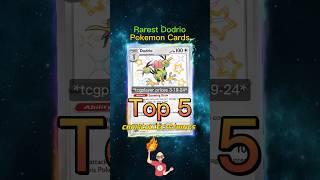 Top 5 RAREST Dodrio Pokémon Cards  #paldeanfates #dodrio #pokemontcg