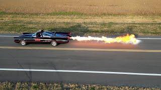 Close-up look, insane Batmobile built by Ohio man