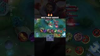 BEST BUILD SAVAGE ZILONG #mlbb #savage #games