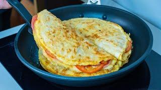 Breakfast in 5 minutes! Easy, quick and very delicious recipe!