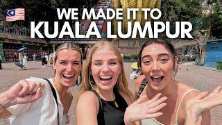 We made it to KUALA LUMPUR, First time in in Malaysia, China Town & Butu Cave 