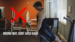 How to: Roman Chair for GLUTES not lower back (#7)