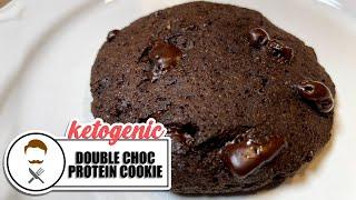 Double Chocolate Protein Cookies [MICROWAVE] || The Keto Kitchen UK