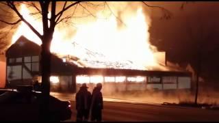 Brand der Diskothek Penker in Ascha - Video 3