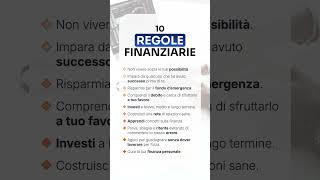 Conoscevi queste regole?  #finanzapersonale #investimenti #investire