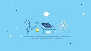 Animated Explainer Video for Solar Power / After Effects Motion Graphics / Minimalist
