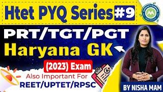 Htet Previous Year Series Class- 9  2023 pyq Haryana Gk section prt /tgt/pgt Exam By nIsha Sharma