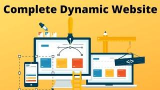 HOW TO CREATE A DYNAMIC WEBSITE || IN 60 MIN