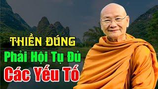 Thiền ĐÚNG Phải Hội Tụ Đủ các YẾU TỐ NÀY | HT VIÊN MINH Thuyết Pháp