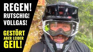 KLATSCHNASS! 15KM DOWNHILL mit EMTB bei strömendem REGEN!