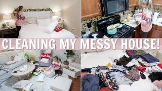 ULTIMATE CLEAN WITH ME- SPEED CLEANING MOTIVATION / MESSY HOUSE CLEANING! Lauren Midgley