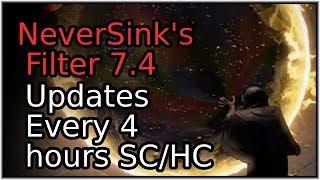 NeverSink's Filter - 7.4 - updates every 4 hours for SC and HC!