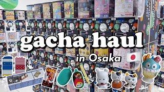 $100 gacha haul challenge in Osaka  Japan capsule toy unboxing 