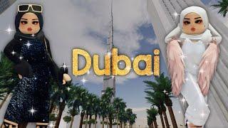 Dubai Vlog 2024  w/ Voice, Roblox Vlog, Burj Khalifa, ️ Shopping, Girls Event, Spa ‍️