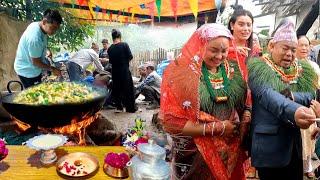 Amazing Nepali Wedding Ceremony | Village Life Nepal | Village Food Cooking | BijayaLimbu