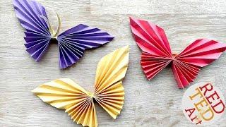 Easy Paper Butterfly Origami - Cute & Easy Butterfly DIY - Origami for Beginners