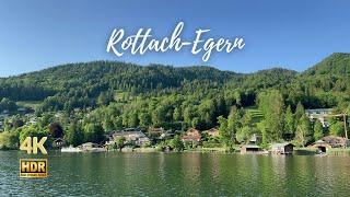 Rottach-Egern, Germany - Evening Summer Walk in Bavaria's Lakeside and Alpine Paradise - 4K HDR