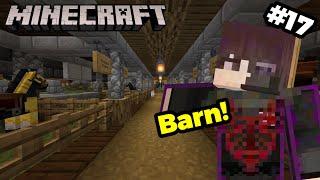 Horse Barn! (Minecraft Let's Play #17) *Live*