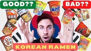 #29. What is the Best Korean Instant Cup Ramen? 1/2 | 우리는 우리가 살 수 있는 모든 한국 라면을 테스트했습니다! (Part 1 / 2)