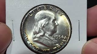 Coin Show! with Junior - Rainbow Toned Silver Franklins, BU Nickels, and more!