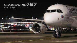 Airside Night Planespotting Zurich Airport 26.12.2024