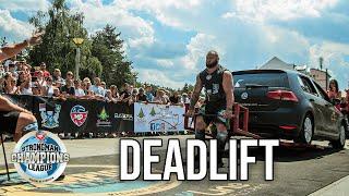 400KG Car Dead Lift VS The World’s Strongest Men | Strongman Champions League