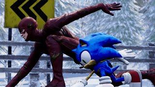 Sonic vs The Flash -  EPIC RACE!