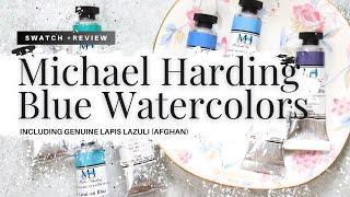 Michael Harding Blue Watercolours, including Genuine Lapis Lazuli Watercolor