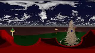 Physics Holiday Tree (360 animation)