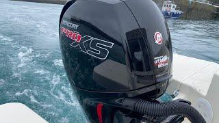 Mercury 150 hp Pro XS Fourstroke, acceleration sound