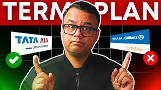 Should you buy BAJAJ Allianz Term Plan or TATA ?| BEST Term Plan in India 2024| Every Paisa Matters