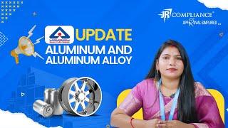 BIS Certification for Aluminum & Aluminum Products | QCO Update 2024 | Apply for Bis Registration