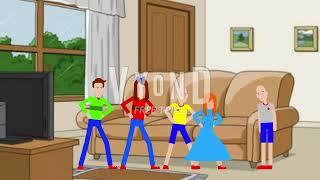 Classic Caillou Gets Grounded Bloopers
