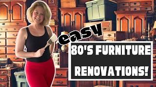 Budget 80s Furniture Hacks । Transform Your Home for Less! Save You Money, Stay Stylish