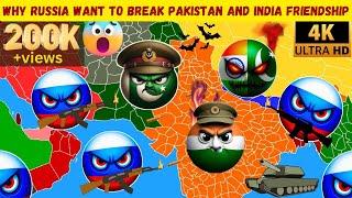 Let's see Why Russia Break Pakistan and India Friendship |Car Insurance Countryballs #countryballs