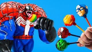 How to make robot mod superhero Spider man, Hulk, Captain America, Ironman, Venom, batman with clay