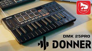 [Eng Sub] Donner DMK-25 Pro midi keyboard (mini keys with aftertouch)