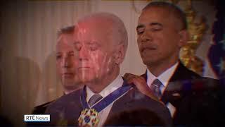 Joe Biden reads the words of Irish poet Seamus Heaney