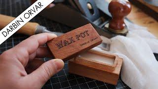 Making Old Fashioned Wax Pots (classic grease pot) // Wood Finishing & Rust Protection