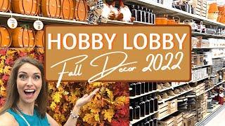 HOBBY LOBBY NEW FALL DECOR 2022 | EARLY FALL SHOP WITH ME