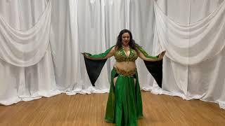 Miss Thea bellydance Improv to "It's a Beautiful Day" original music track