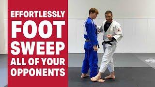 Effortless Foot Sweep For Anyone - Travis Stevens Basic Judo Techniques