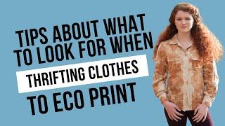 What to look out for when thrift shopping for garments