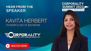 Hear from the speaker - Kavita Herbert | Corporality Summit 2023 Business Australia